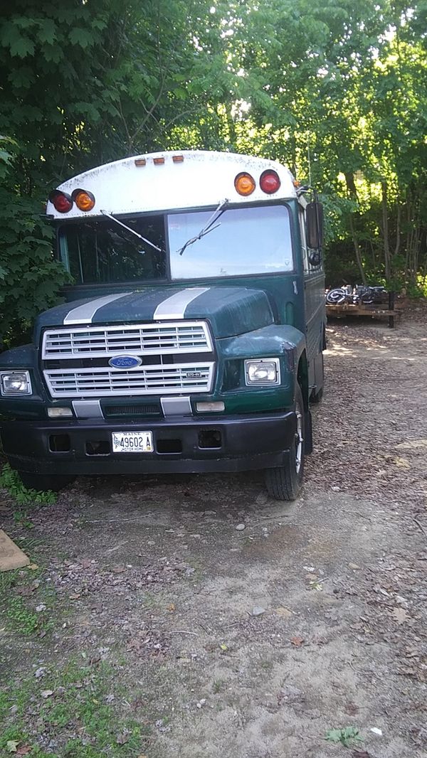 Maine state prison bus converted to motorhome for Sale in Weld, ME
