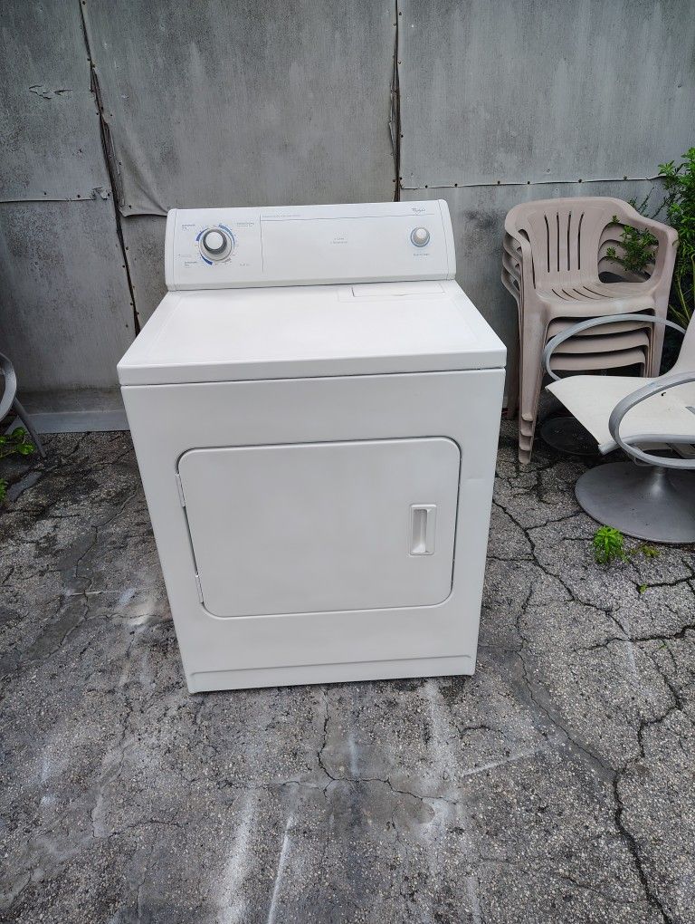 Whirlpool Dryer Machine 4 Cycle 3 Temperatures wide 29"   Deep 25"7/8 Is Good For Apartment Too