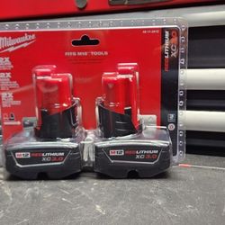 Milwaukee M12 Battery 3.0ah Package 