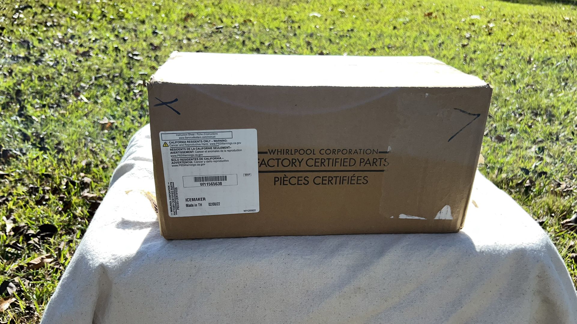 Whirlpool Icemaker W11565638 New, Never Opened