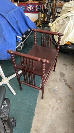 Antique Bustle Chair