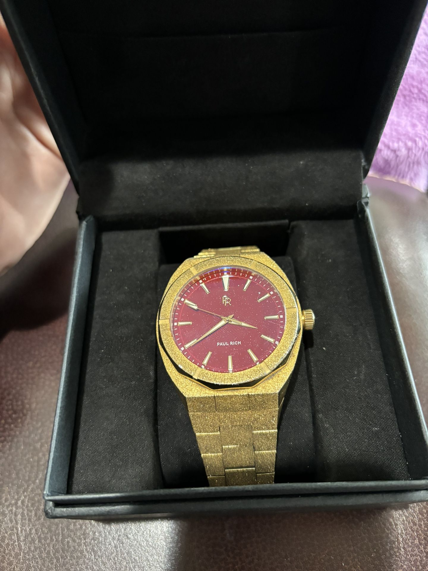 18k Gold Plated Paul Rich Stardust Watch