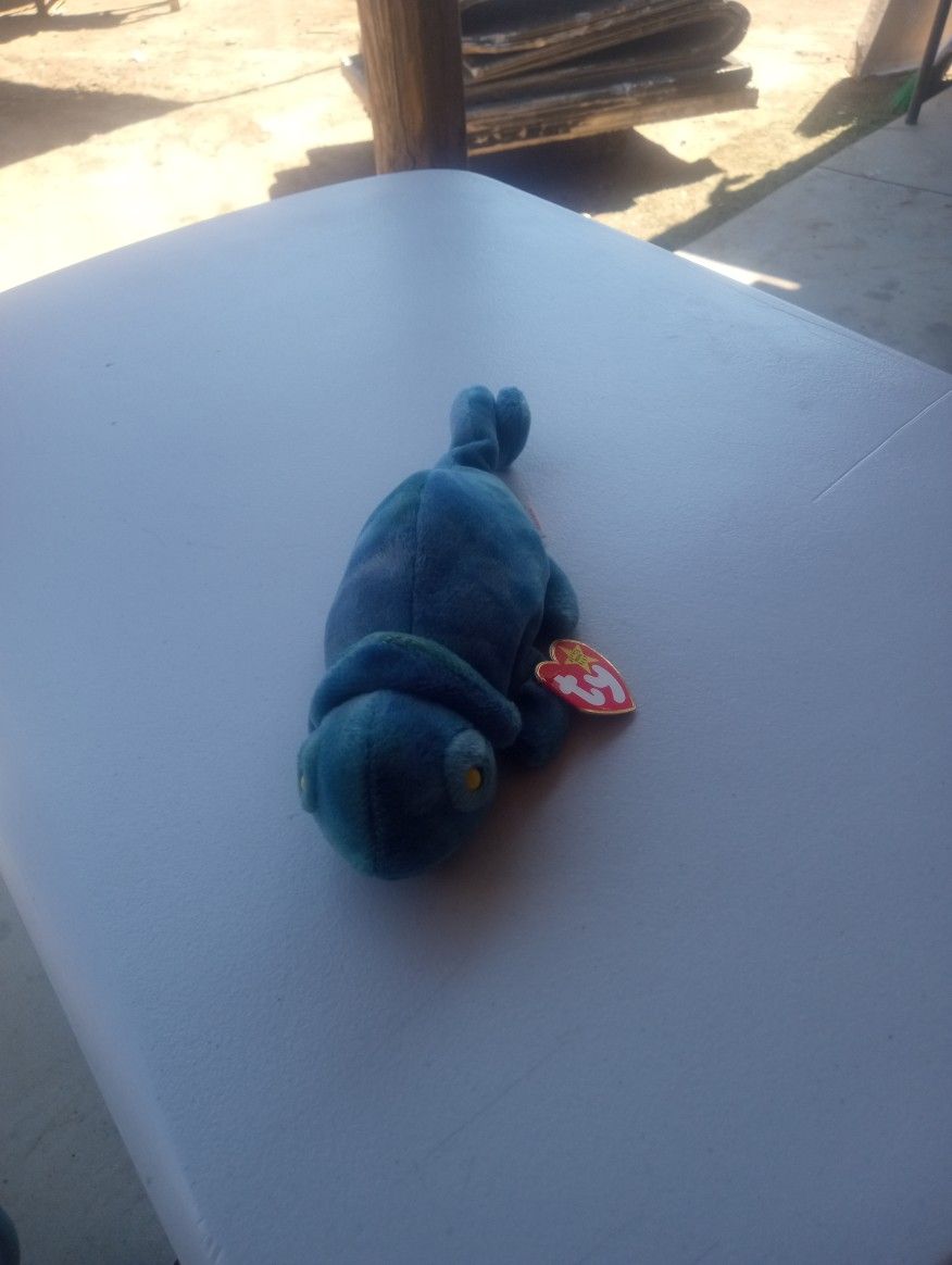 Beanie Baby Rainbow Chameleon