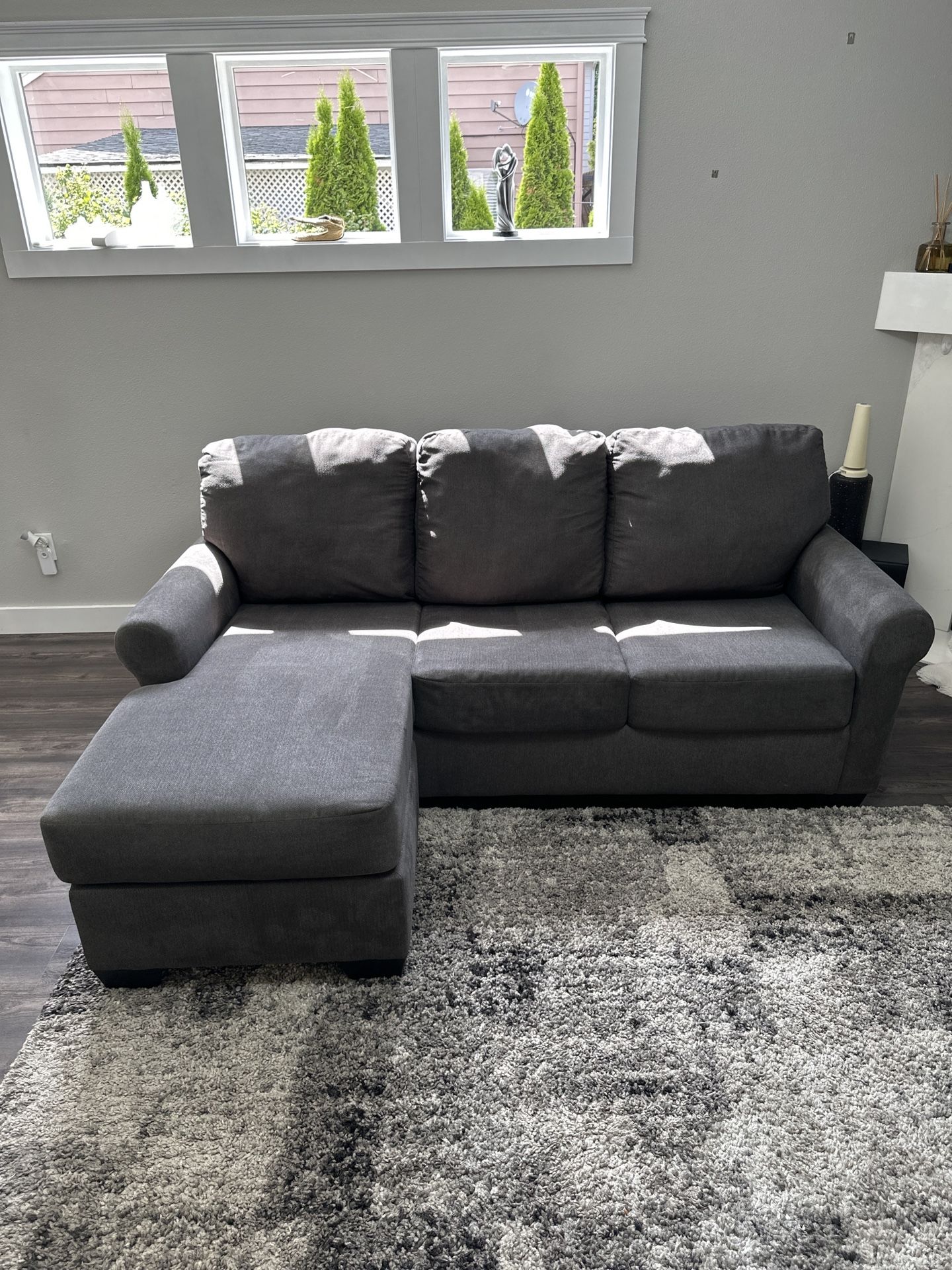 Ashley Sofa with Chaise – Deep Cleaned • Modern • $365 OBO