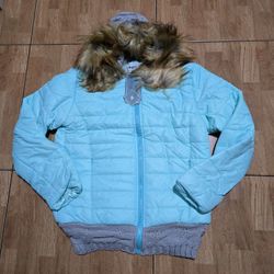 Women Puffer Jacket Teal