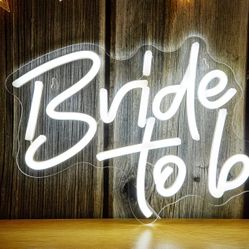 1pc Bride to Be LED Neon Light Sign