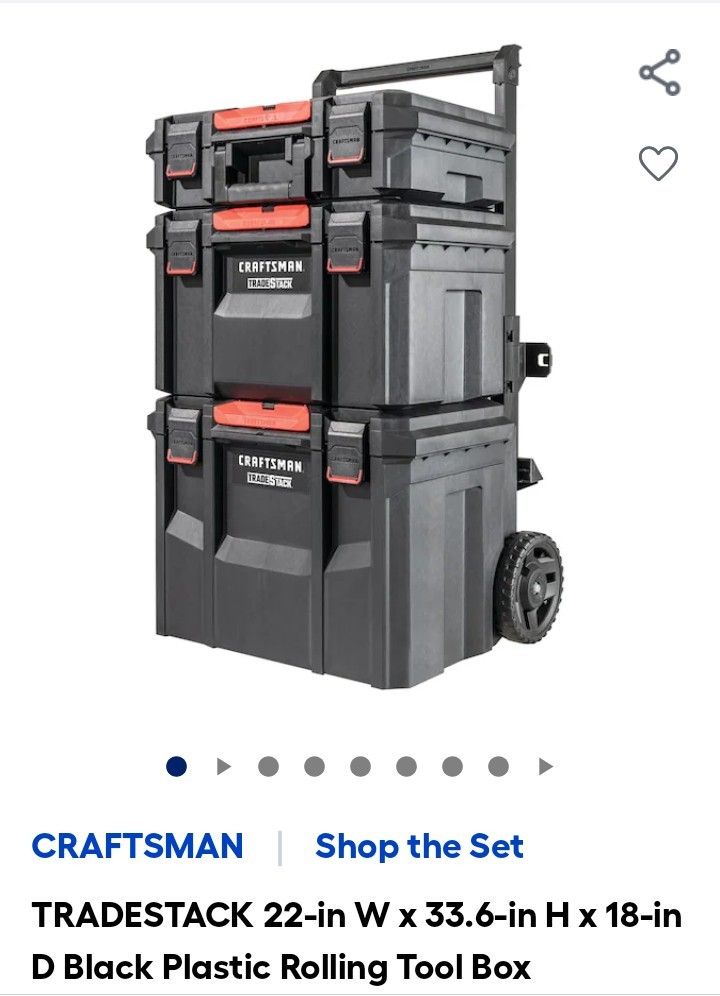NEW  UNOPENED ,CRAFTMAN 3 TIER TOOL BOXES  