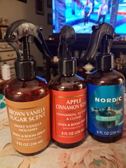 Room sprays 5.00 each