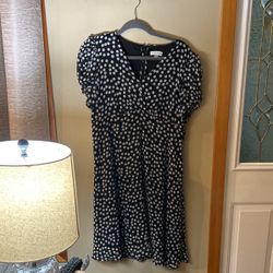 Adorable Calvin Klein polka dot dress