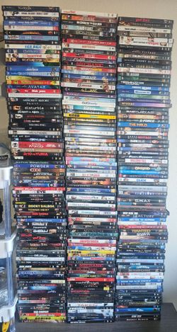 240+ DVD Movie Collection – Entire Lot – Used