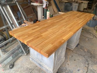 Butcher block countertop all 1 1/2 thick 