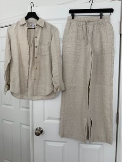 Athlete Linen Jacket and Pants