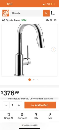 Delta Faucet Trinsic Pull Down Kitchen Faucet Chrome, Chrome Kitchen Faucets with Pull Down Sprayer