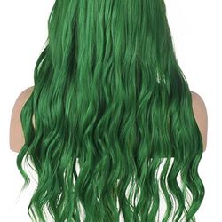 New Green Wig Long