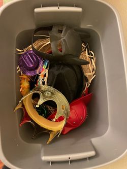 Mixed Costume Hats and Accessories Lot