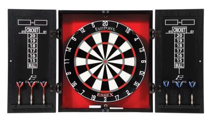 Eastpoint Sports Essex Bristle Dartboard and Cabinet Set