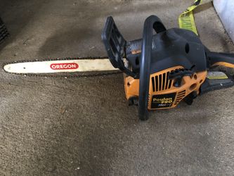 Poulan pro 35 cc the chain gets loose