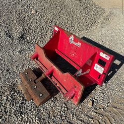 Skid Steer Floor Scraper Attachment 