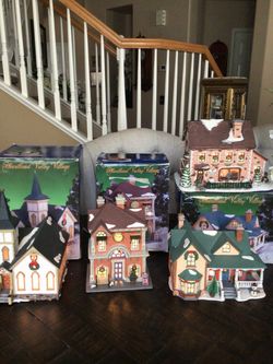 Lighted houses