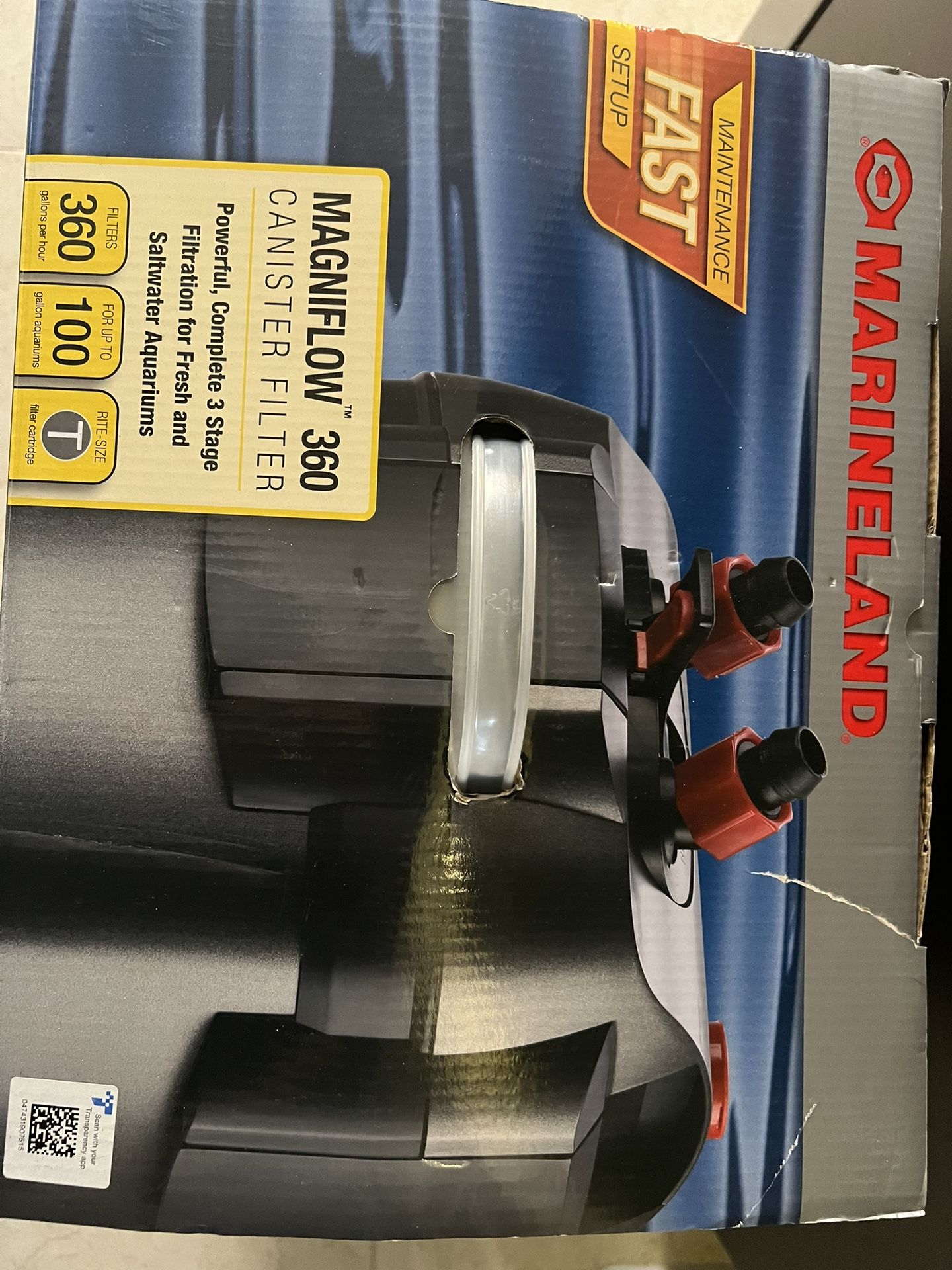 Marineland Magniflow Canister Filter For Aquariums - 220 Model For Freshwater & Saltwater Tanks - View #6
