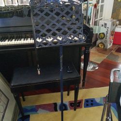 Music  Stand, Metal, Dark Blue 