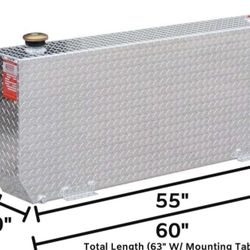 Fuel Transfer Tank Bright Aluminum Model # TTR51