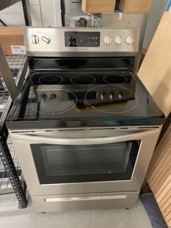 Stainless steel Frigidaire smooth top electric range