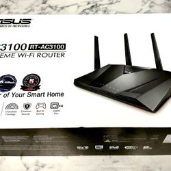 ASUS AC3100 (RT-AC3100) Extreme WiFi Gigabit Router / Repeater / FTP Server / Print Server / HDD Sharing / 3G/4G Sharing