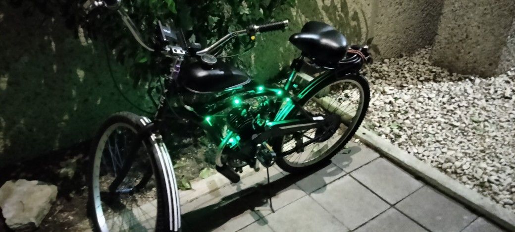 Gas Engine Powered Bicycle Beach Cruiser