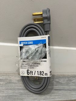 Everbilt Dryer Power Cord 3-Wire 30 AMP 6Ft