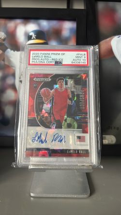 Lamelo ball auto psa 9 auto 10