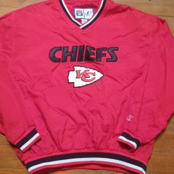 Men's Size Large Vintage Kansas City Chiefs Pullover Logo Athletic 