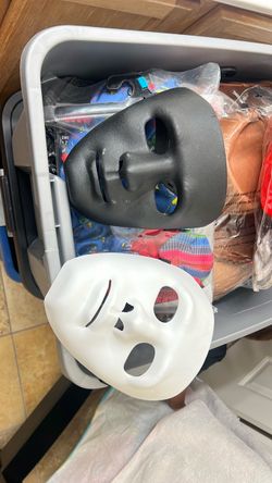 Mask white black