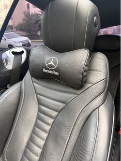 Mercedes Headrest Pillows + Seat Belt Covers