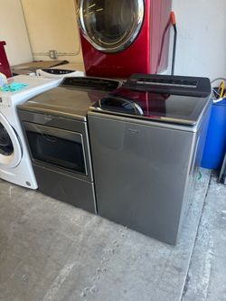 Used Whirlpool Washer and Gas Dryer Top Load Big Capacity 
