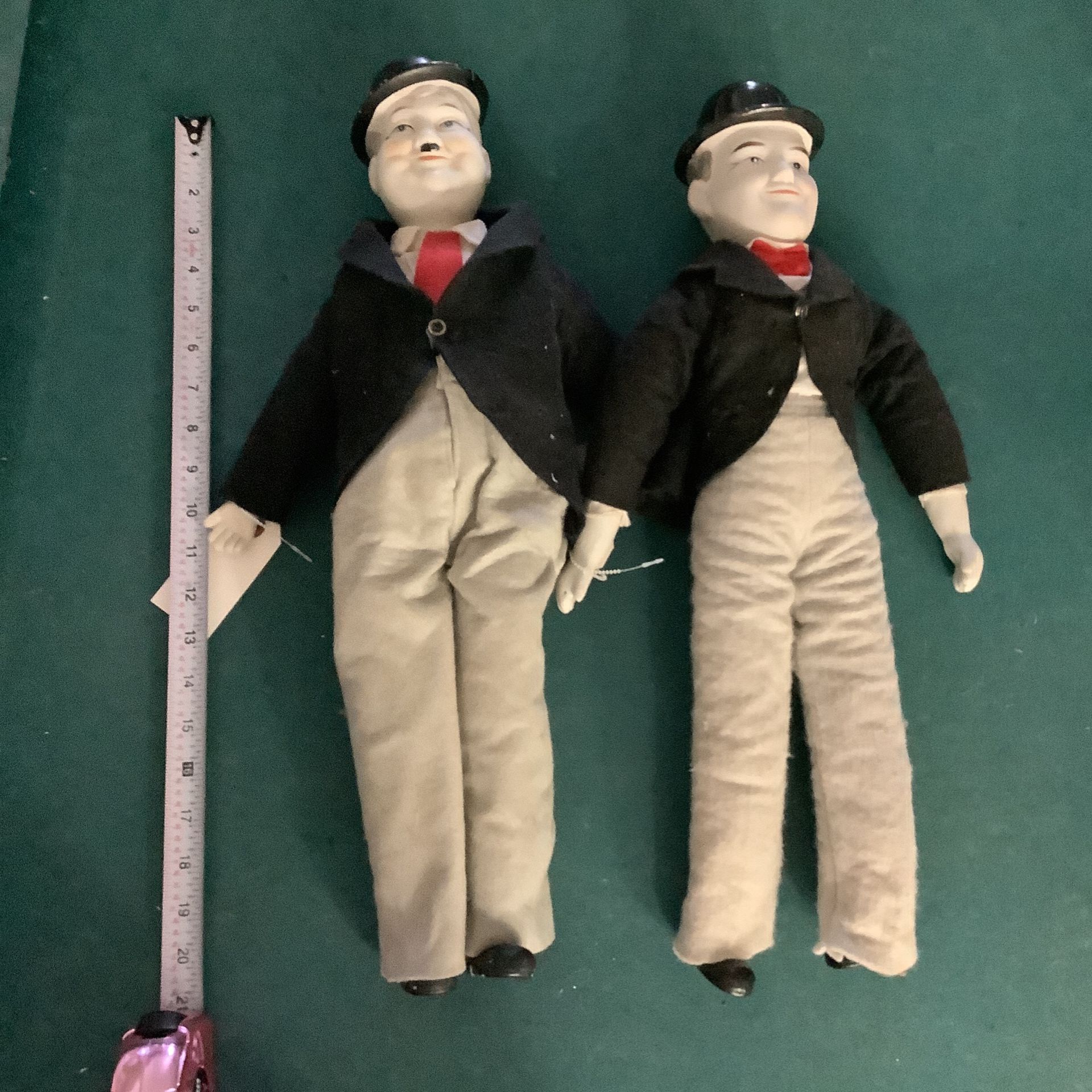Antique Vintage Laurel And Hardy Dolls