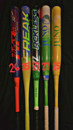 Slowpitch bats for sale. New in wrapper