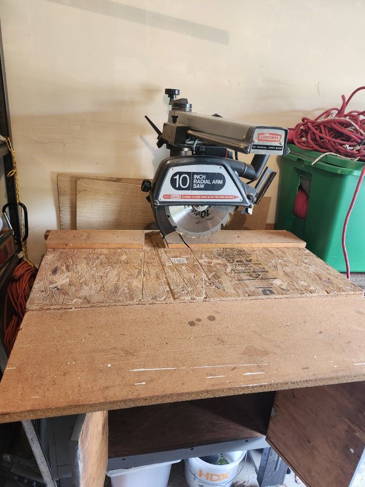 Craftsman 10 Inch Radial Arm Saw