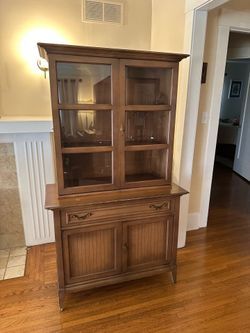 Vintage wooden hutch