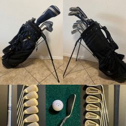 Full Set Of Men’s RH Clubs/Standard Length *Almost All New Grips/Extra Club For Fun*