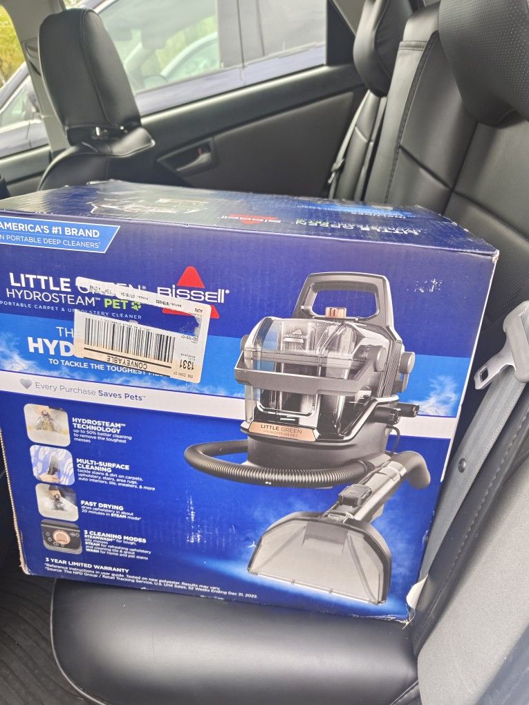 Bissell Little Green HydroSteam Pet - 3605: Portable Carpet Cleaner
