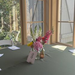 Olive Green Round Tablecloths