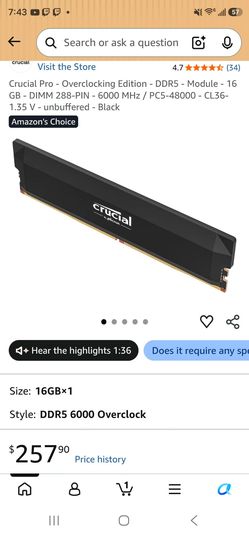 Crucial ddr5 pro