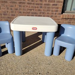 Vintage Little Tikes Chunky Table & Chairs