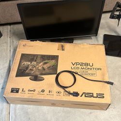 ASUS VP28UQG 28in. Monitor 4K/UHD 3840x2160 1ms 3840x2160 - Black