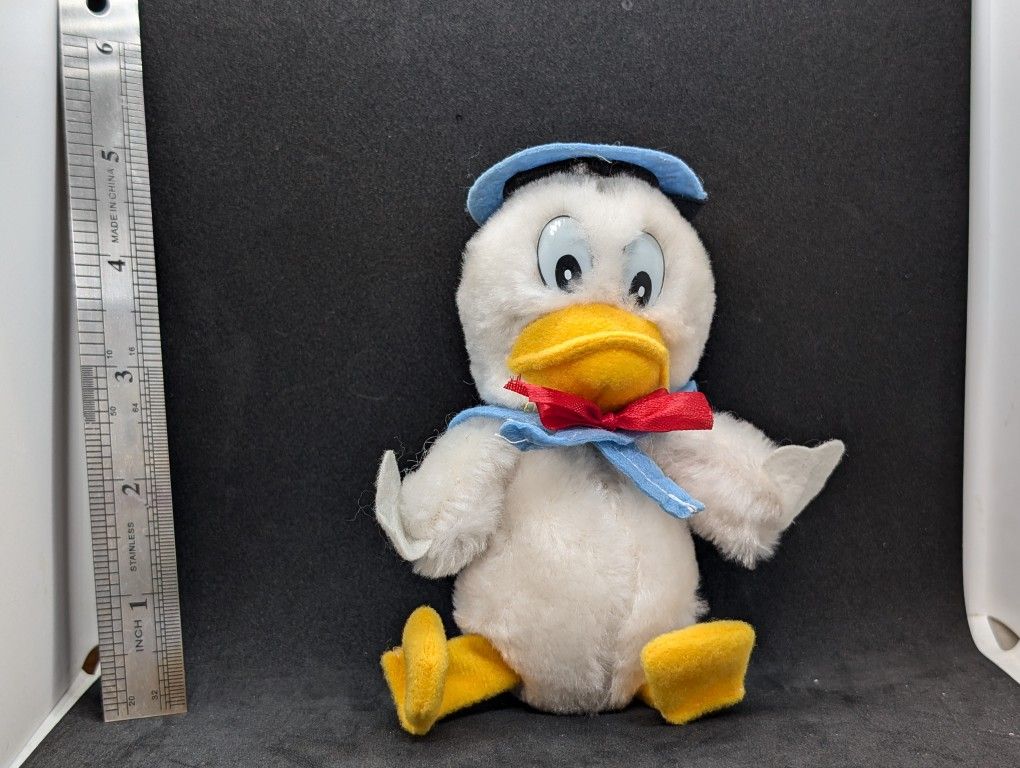 Vintage 80s Disney Applause Donald Duck 5" Plush Dolls 8535