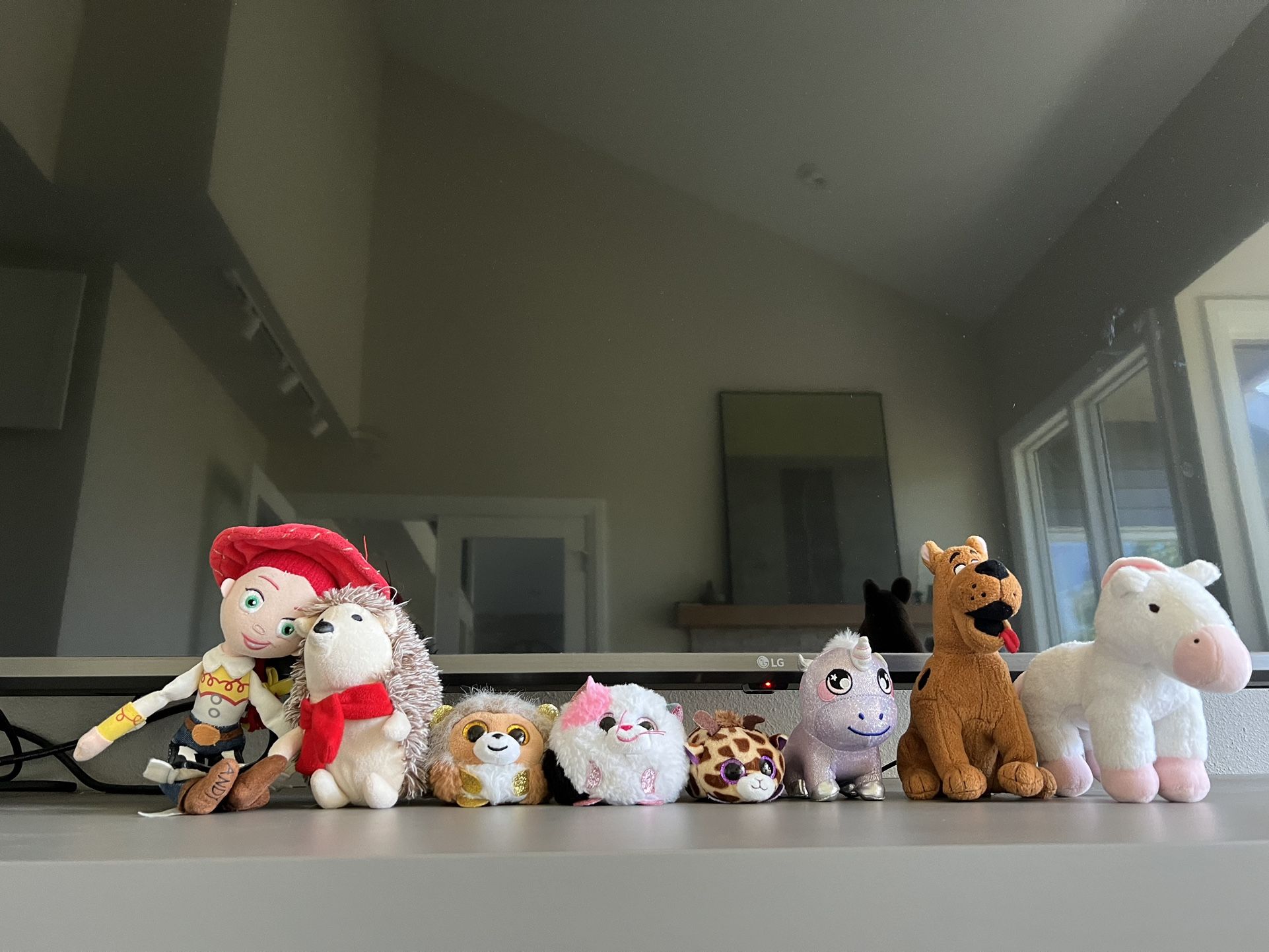 stuffed animals, a Puffies (Beanie Balls) Plush
