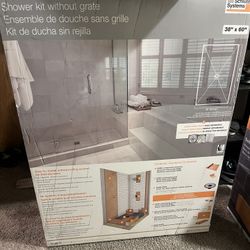 38”x60 Shower Kit