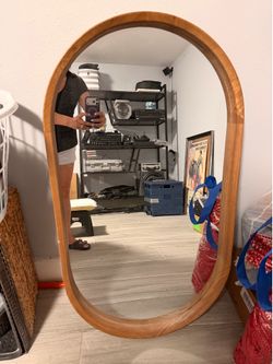 Wooden Mirror