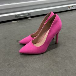 Hot Pink High Heel Shoes 
